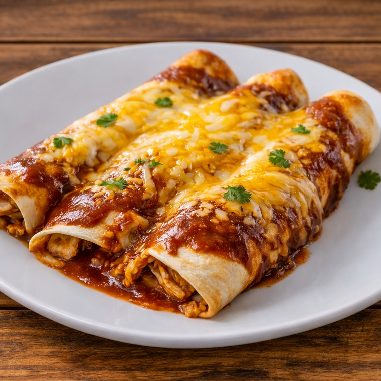 Chipotle Chicken Enchiladas