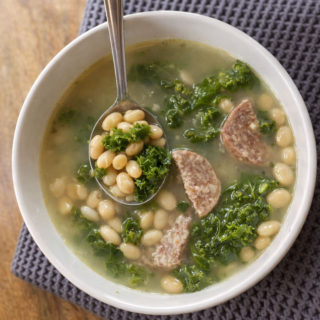 Sausage, Kale and White Bean Soup (GF)
