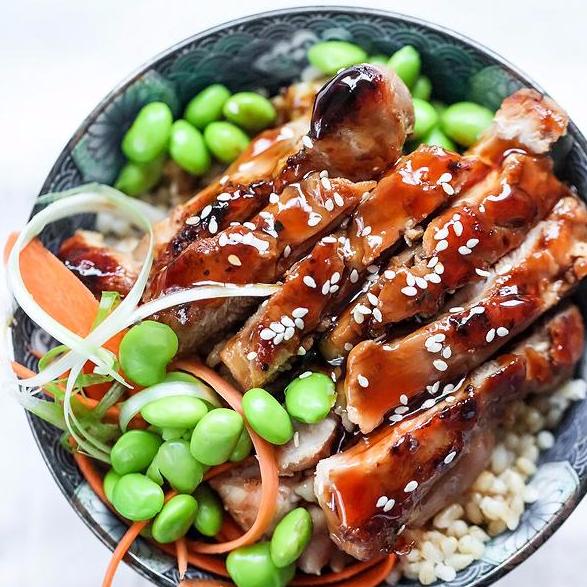 Chicken Teriyaki with Vegetables and Rice (GF)