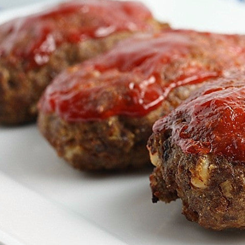 Mini Cheddar Meatloaf - Tastefully Served - 1