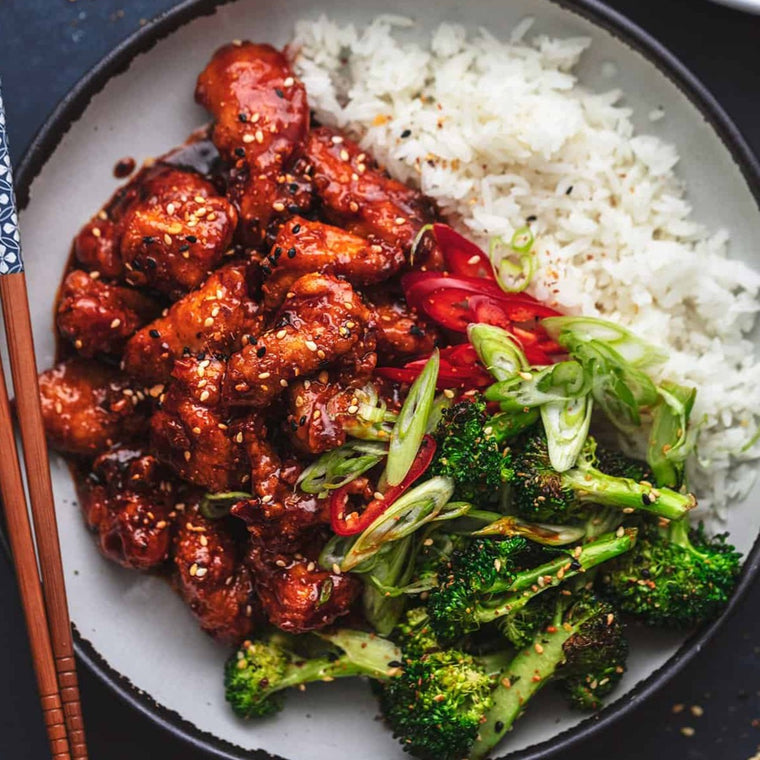 Korean Glazed Chicken (Or Tofu)
