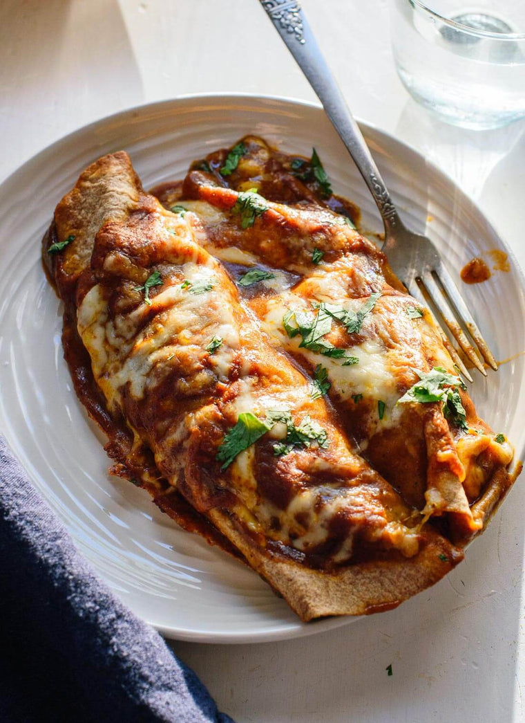 Sweet Potato & Black Bean Enchiladas (V)