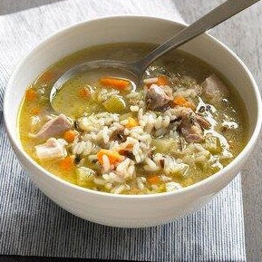 Lemon Chicken and Orzo Soup